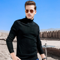 enk2018冬季新款【经典有型】新款高领毛衣纯色合身保暖高领男士羊毛衫