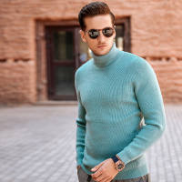 enk2018冬季新款2018秋季新款简约纯色圆领休闲套头男士针织毛衣