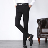 【立体剪裁 完美比例】新款简约风绅士系时尚商务款舒适显瘦精致后袋盖立体有型微弹修身小直筒男士休闲西裤