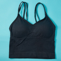 ENK 带胸垫文胸一体式美背打底衫外穿内搭短款吊带内衣背心女