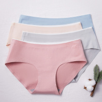 ENK 无痕裆中腰透气少女内裤女士性感三角裤头女士内裤女