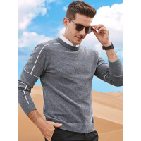 【自营】enk 毛衣时尚百搭提花雪尼尔套头毛衫男士毛衣