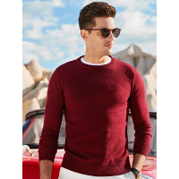 【自营】enk 毛衣套头男圆领长袖线衫休闲潮流男士毛衣