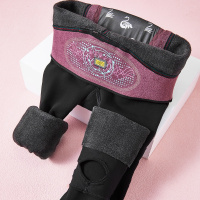 ENK 秋冬量子养生暖宫打底裤加绒加厚外穿踩脚打底裤袜女士保暖裤