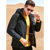 【自营】enk 男士羽绒服白鸭绒运动时尚防风百搭男式短款羽绒服