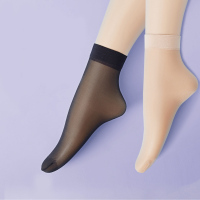 enk夏季10双丝袜女薄款隐形袜防勾丝美脚袜女士袜子