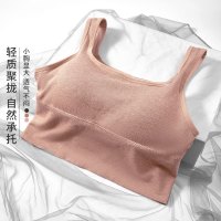 ENK3D聚拢模杯无钢圈加宽侧比可拆卸按摩内垫女士内衣运动文胸罩