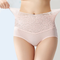 3条装纯色棉质高腰提臀收腹女士塑身打底美体裤头三角内裤短裤女