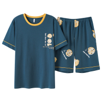 ENK春夏款睡衣套装情侣配套短袖家居服