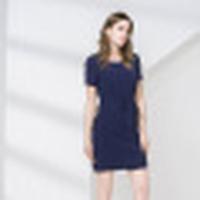 诗萌2018夏季新品连衣裙轻熟时尚优雅短款透气连衣裙背带裙