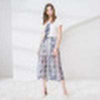 诗萌小清新套装女夏新品 少女心甜美气质 小香风套装女潮两件套