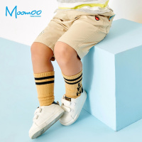 moomoo童装男幼童短裤2018夏季新款儿童小宝宝休闲印花五分裤