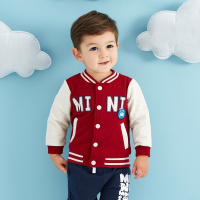 moomoo童装韩版春装外套女春季2017新款休闲儿童棒球服