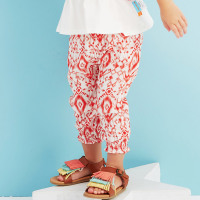 Mini MooMoo女婴童多彩图案收脚口长裤204383