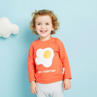 美特斯邦威女童装纯棉宽松长袖T恤