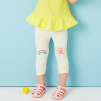 moomoo童装女婴童打底长裤2017春季新款宝宝儿童长裤女