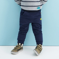 moomoo童装女童春秋裤子外穿男幼童纯棉休闲长裤小宝宝婴童宽松裤