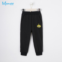 moomoo童装2018新款男中童基本针织长裤