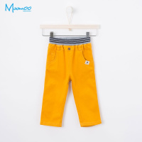 moomoo童装男幼童针织长裤子春秋装新款小宝宝长裤男