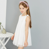 米喜迪mecity童装女童公主裙A版连衣裙2018夏装新款