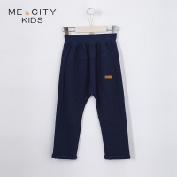 米喜迪mecity童装2018秋新款男童落档针织长裤