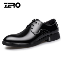 Zero零度皮鞋秋季头层牛皮商务正装真皮皮鞋德比鞋婚鞋男士休闲鞋