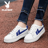 花花公子2018新款平底韩版圆头百搭深口女低帮鞋