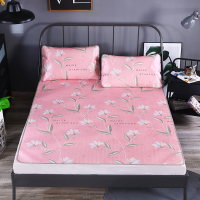 唛乐斯MALLAS印花冰丝席 活性印染 冰丝编织 加固固定绑带冰丝席三件套