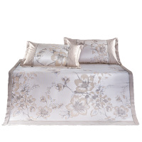 吉岳Giyou冰丝席三件套 加宽包边 席面提花设计 三明治透气网底