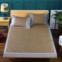 唛乐斯MALLAS冰藤席三件套 冰丝藤皮精密编织 平整光滑席面 加宽包边设计