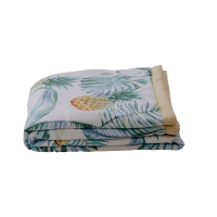 唛乐斯MALLAS2019新款水洗棉印花AB版夏被 羽丝棉填充 全棉双面被 薄款可水洗 北欧INS夏被