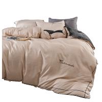 吉岳Giyou保暖四件套 2019新款A版加厚磨毛B版水晶绒冬季床上四件套