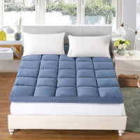 唛乐斯MALLAS时尚保暖加厚纯色立体床褥床垫 运动简约保暖舒适款床上用品