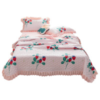 唛乐斯Mallas韩式双层花边夏被学生宿舍单双人秋夏被子