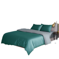 吉岳Giyou60S拼色长绒棉单双人卧室宿舍全棉面料四件套