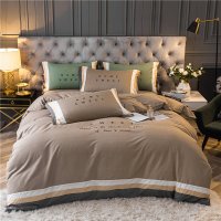 吉岳Giyou精梳加厚全棉磨毛活性印染保暖四件套床单床笠款可选