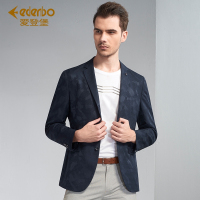 Edenbo/爱登堡男装春季新款西服男时尚休闲小西服男婚礼西服单西