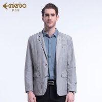 爱登堡男装派克2017秋装外套商务休闲派克中长款简约派克