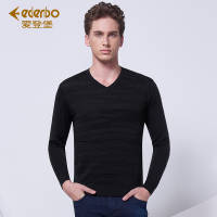 Edenbo/爱登堡男装2017秋冬新款时尚休闲羊毛衫男青年打底衫毛衣