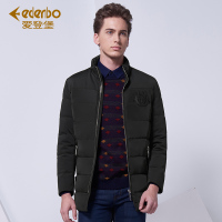 Edenbo/爱登堡男装冬季新款中长款羽绒服男中年休闲外套棉衣服男