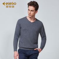 Edenbo/爱登堡男装秋季新款毛衣男士青年打底羊毛绒衫保暖内衣男