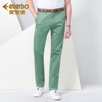 爱登堡青年休闲裤2017夏季新款正品直筒修身休闲裤男士长裤子男装
