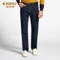 Edenbo/爱登堡男装春季新款休闲牛仔裤男中青年修身牛仔长裤子男