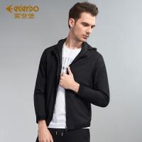 Edenbo/爱登堡男装春季新款夹克男青年时尚连帽卫衣男外套上衣服