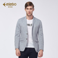 爱登堡2017秋装新品修身休闲西服商务休闲单西服男专柜正品