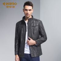 爱登堡男装春季新款时尚休闲夹克男中青年外套男保暖上衣男厚外套