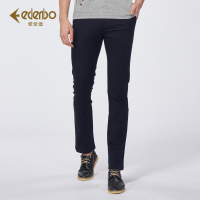 Edenbo/爱登堡2017秋季新款商务修身男士休闲裤水洗直筒男裤子