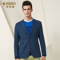 爱登堡春季男士休闲西装男青年韩版修身款小西服英伦时尚单西外套