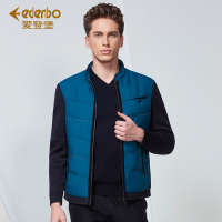 爱登堡男装2017秋冬新款时尚保暖夹克男中青年休闲保暖外套男上衣