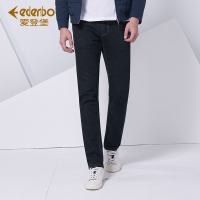 Edenbo/爱登堡男装新款牛仔裤男中青年时尚休闲修身牛仔长裤子男
